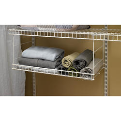 ClosetMaid Pantry/Close Mesh 12-ft x 20-in White Universal Wire Shelf in  the Wire Closet Shelves department at