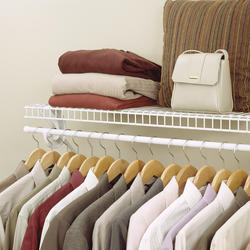 ClosetMaid 10-in x 2.125-in x 2.5-in White Wire Hooks in the Wire Closet  Accessories department at