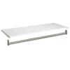 Designer's Image™ 36"W White Wooden Closet Shelf & Hang Rod Kit