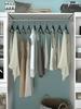 Designer's Image™ 36"W White Wooden Closet Shelf & Hang Rod Kit