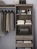 Designer's Image™ 21"W Cottage Wooden Closet Adjustable 2-Shelf Open Cabinet