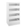 Designer's Image™ 21"W White Wooden Closet 4-Drawer Cabinet