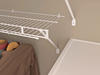 ClosetMaid® 72 - 96"W x 12"D White Wire Closet Shelf Hardware Kit