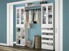 Designer's Image™ 36"W White Wooden Closet Shelf & Hang Rod Kit