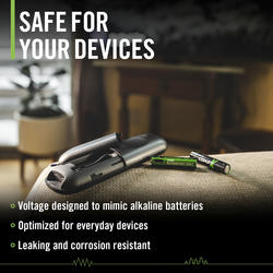 Coast® Zithion-X® AAA USB-C Rechargeable Batteries - 4 Pack at