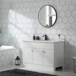 Cobbe Waterfall One-Handle Matte Black Bathroom Faucet at Menards®