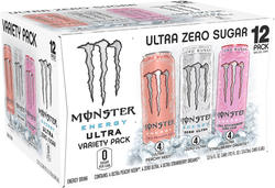 Monster Energy® Ultra Zero Sugar Variety Energy Drink - 12 Pack at Menards®