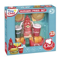 Kayannuo Christmas Clearance Toys Food Miniature Pretend Fast Food Play  Toys Set Hamburger Fries Food Accessory Toy For Kids Party Accessory Re