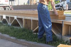 RW Rugged Wear® 36 x 30 Dark Brown Men's Fleece-Lined Carpenter Pants at  Menards®