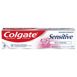 Colgate® Sensitive Whitening Toothpaste - 6 oz at Menards®