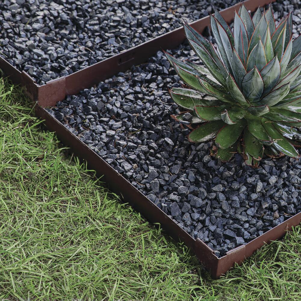 Colmet® Brown Textured Steel Landscape Edging Corner Stake Colmet® Brown Textured Steel Landscape Edging Corner Stake