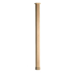 Pole-Wrap 3.5-in x 18-in MDF Column Shelves 87Ds35
