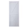 Mastercraft® Artisan 37"W x 84"H Primed K-Brace Interior Barn Door