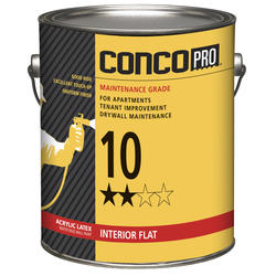 Conco Paints® 10 Series Interior Acrylic Latex Flat Blue Reflection ...