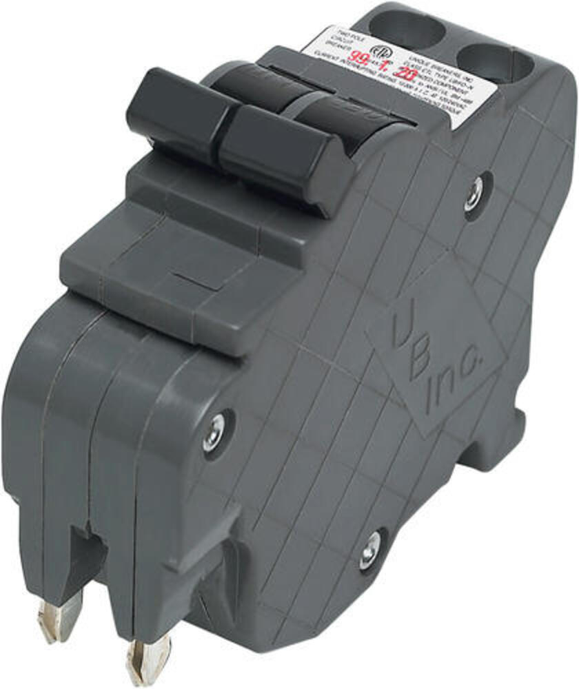 Federal Pacific New UBIF Thin 50 Amp 1/2 in. 1-Pole Federal Pacific Stab-Lok Type NC Replacement Circuit Breaker