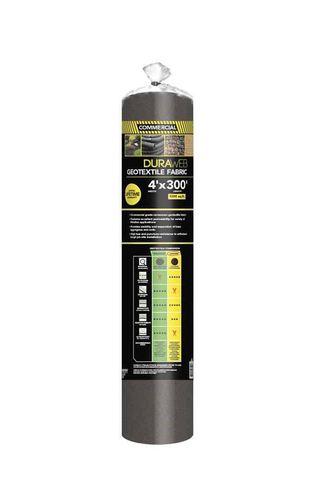 Duraweb 4' x 125' Geotextile Fabric Duraweb 4' x 125' Geotextile Fabric
