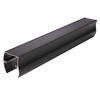 CW® Coast™ 60"W x 69"H Matte Black Semi-Frameless Bypass Shower Door with Clear Glass
