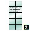 CW® Select 1/4" Grid Iron 59-1/8"W Shower Height Door Glass