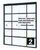 CW® Select 1/4" Grid Iron 59-1/8"W Shower Height Door Glass