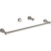 CW® Coast™ 54-60"W x 69"H Brushed Nickel Semi-Frameless Bypass Shower Door with 1/4" Clear Glass