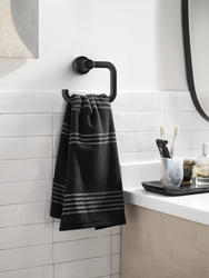 Moen® Zyla™ Matte Black Towel Ring at Menards®