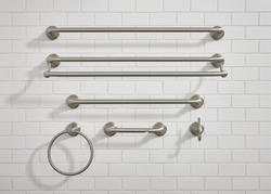 Moen® Hilliard™ 24 Brushed Nickel Double Towel Bar at Menards®