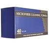 Reusable Microfiber Cleaning Towels - 40 Count