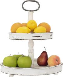 Better Homes & Gardens Rectangle Two-Tier Wood Serving Tray, 14.29