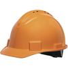 Honeywell North® Orange Short Brim Hard Hat with 4-Point Ratchet Suspension