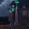 Pumpkin Hollow™ 9'10" LED Animated Plague Doctor with Sound Halloween Décor