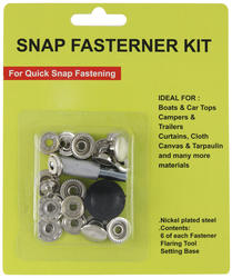 Snap Fastener Repair Kit (6 Sets/Kit)