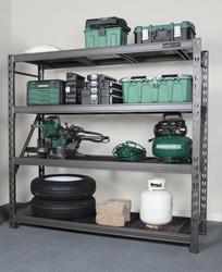 Masterforce® 77W x 72H x 24D 4-Tier Rack at Menards®