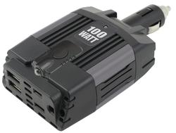 Custom Accessories® 100W 110-V Direct Plug-in Power Inverter with Automotive USB Charger