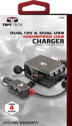 Tuff Tech™ Dual 12V & 2.8A USB Charger