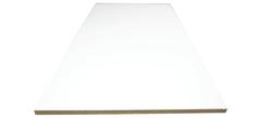 Alexandria Moulding 3/4-inch x 30-inch x 72-inch White Melamine