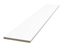 Dakota™ 3/4 x 11-3/4W x 8'L White Prefinished Square Edge Shelf