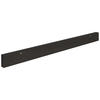 Closet Culture™ 23"W x 1-3/4"H x 3/4"D Charcoal Wire Closet Fascia