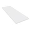 Dakota™ 11-3/4" x 3' White Thick Prefinished Decorative Shelf