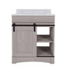 Dakota™ Sliding Barn Door 30"W x 21-5/8"D Haven Bathroom Vanity Cabinet