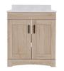 Dakota™ Monroe 30"W x 21-5/8"D Coastal Oak Bathroom Vanity Cabinet