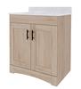 Dakota™ Monroe 30"W x 21-5/8"D Coastal Oak Bathroom Vanity Cabinet