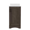Dakota™ Monroe 18"W x 16-5/8"D Charcoal Bathroom Vanity Cabinet