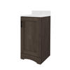Dakota™ Monroe 18"W x 16-5/8"D Charcoal Bathroom Vanity Cabinet
