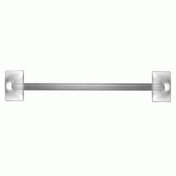 Mohawk® Bath Accessories Almond 2-3/4 x 4-7/8 x 3-5/16 Ceramic Towel Bar Brackets with 24