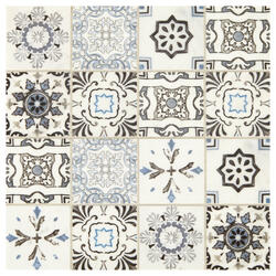 Mohawk® Best Buy Arctic Gray 12 x 12 Natural Stone Deco Mosaic Tile