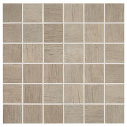 Mohawk® CleanProtect™ Meridian Falls Pearl Wood 12 x 12 Porcelain Mosaic Tile