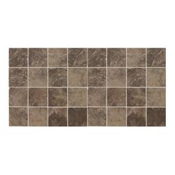 Mohawk® Continental Slate Moroccan Brown 12 x 24 Porcelain Mosaic Tile