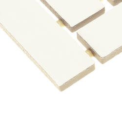 Mohawk® Vivant™ Matte Arctic White 9 x 12 Ceramic Herringbone