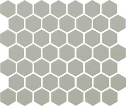 Mohawk® Vivant™ Matte Desert Gray 12 x 10 Ceramic Hexagon Mosaic Tile ...