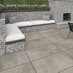 Mohawk® Light Gray 20 x 40 Outdoor Porcelain Floor Tile at Menards®